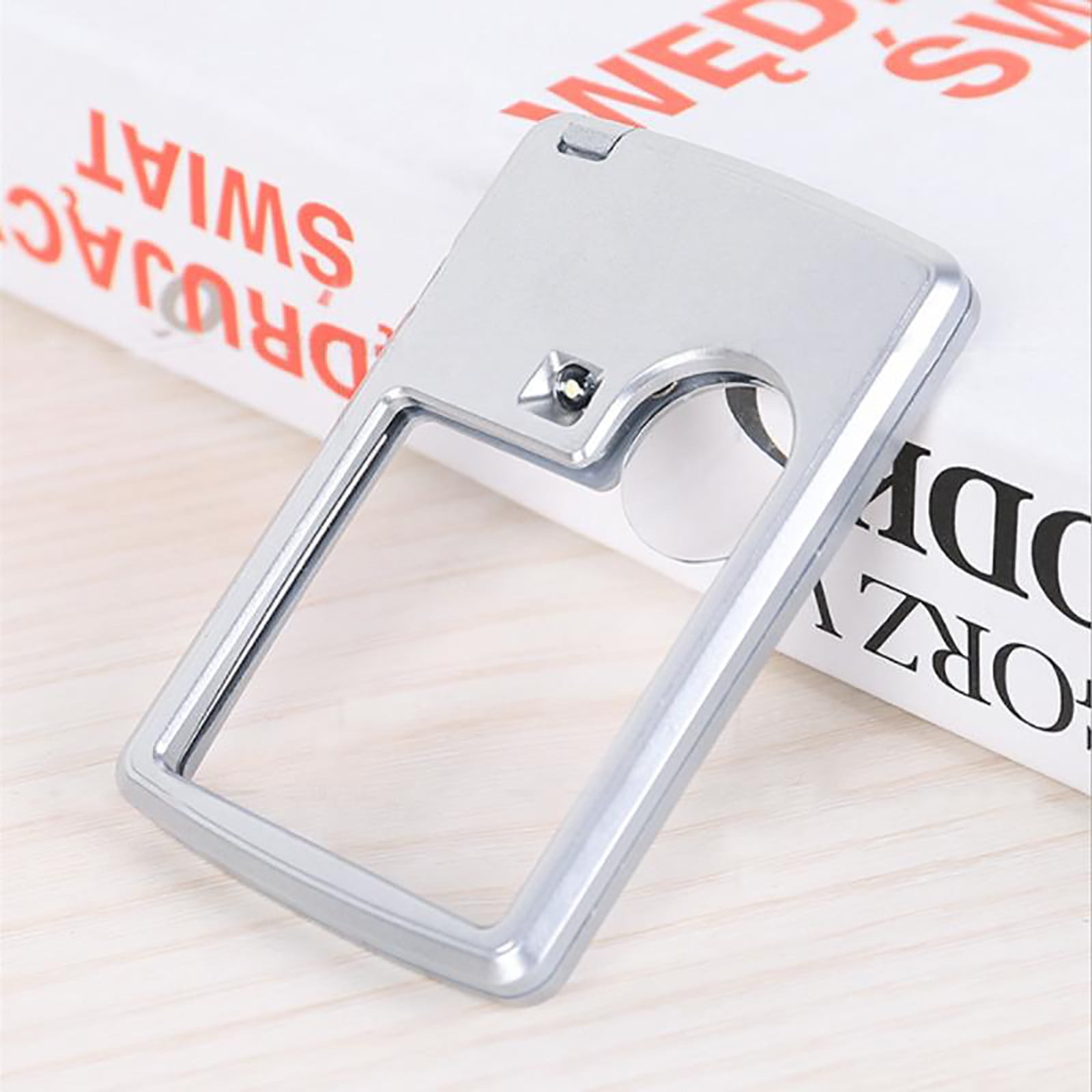 Restocked Now, Led Reading Magnifier, Card Size Design, Portable ...