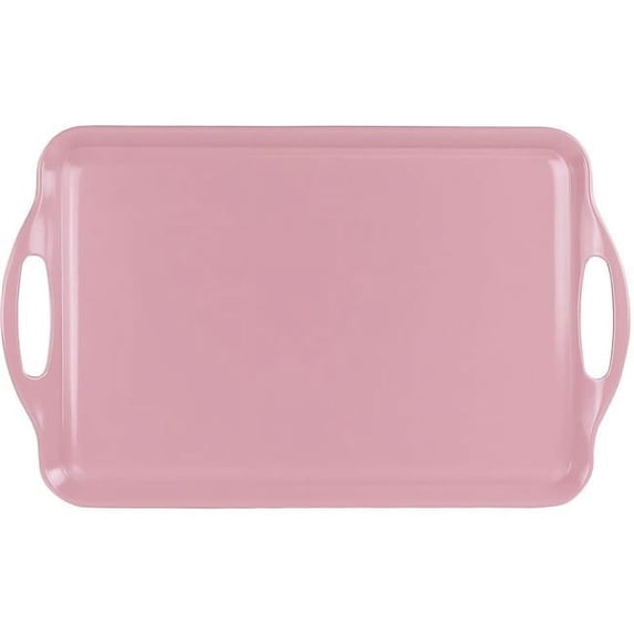 Reston Lloyd Multi-Purpose 18" Rectangle Melamine Plastic Handled Tray