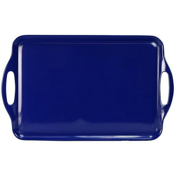 Reston Lloyd Multi-Purpose 18" Rectangle Melamine Plastic Handled Tray