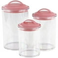 thumbnail image 1 of Reston Lloyd 6pc Acrylic Canister Set  Pink, 1 of 5
