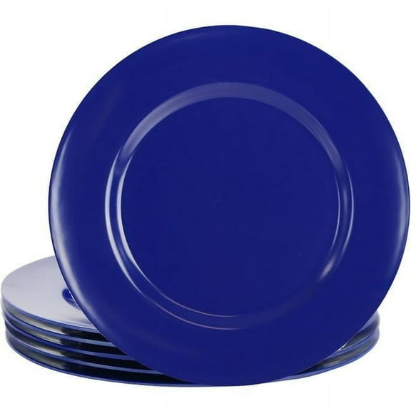 Reston Lloyd 72705 6pc Melamine Salad Plate Set  Indigo