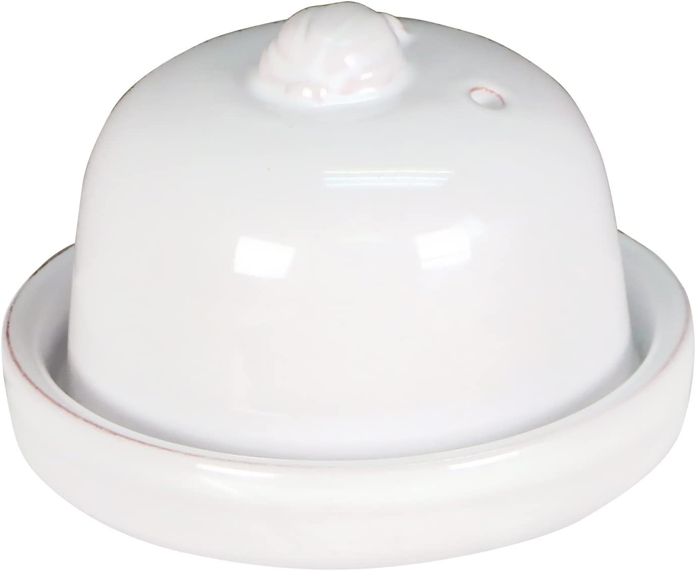 Reston Lloyd 99103 Terra Cotta  Garlic Baker  White