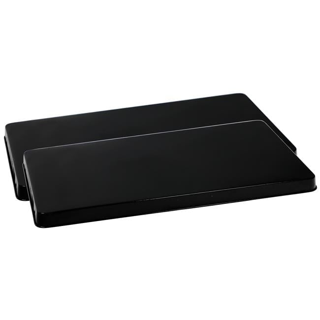 Reston Lloyd  Gas Rectangular Tin Buner Cover Set 2  Black