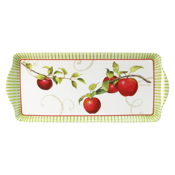 Reston Lloyd Harvest Apple by Sandy Clough Tidbit Tray