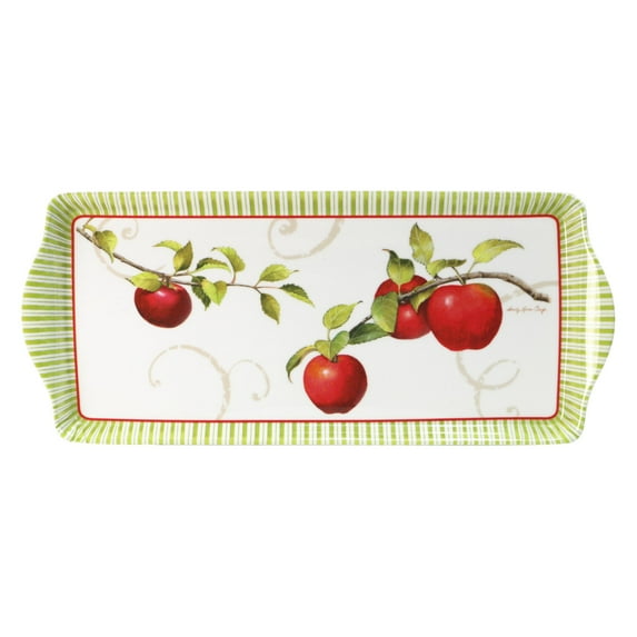 Reston Lloyd Harvest Apple by Sandy Clough Tidbit Tray