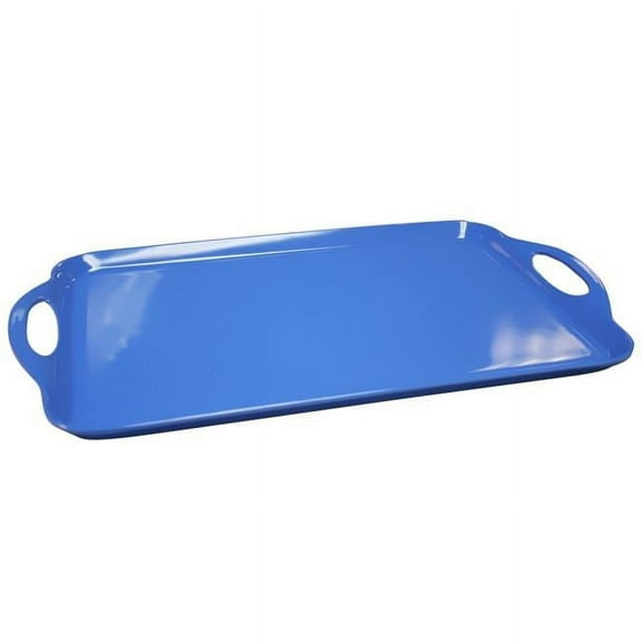 Reston Lloyd Multi-Purpose 18" Rectangle Melamine Plastic Handled Tray