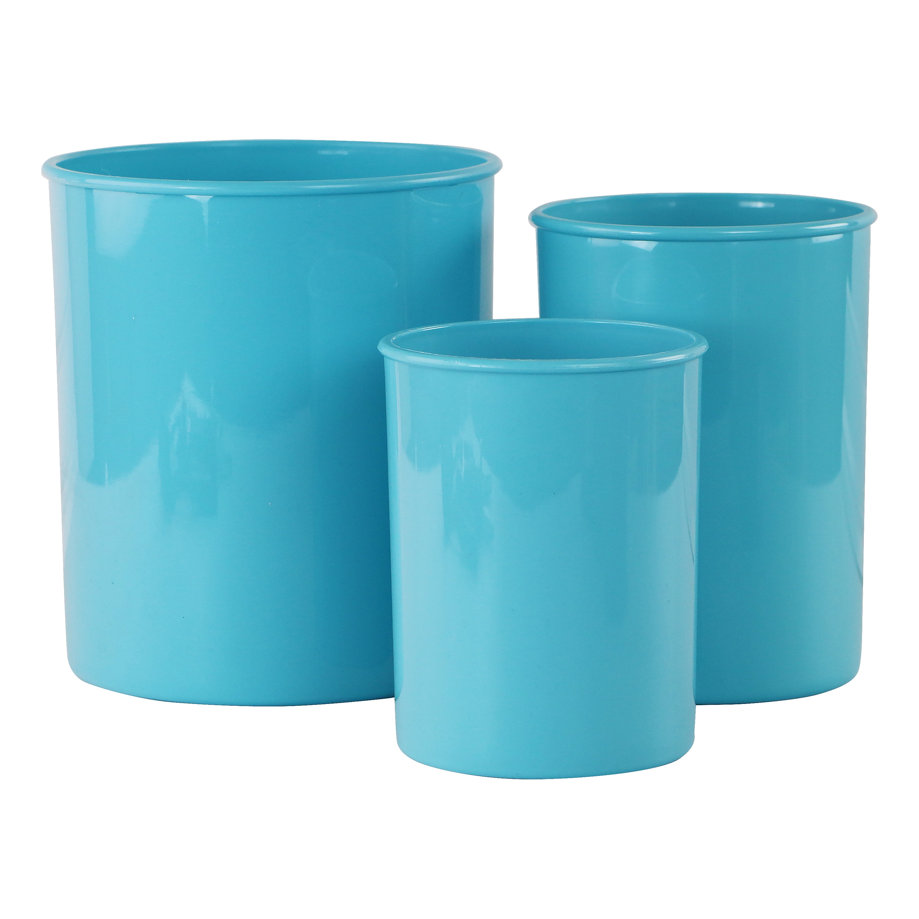 Reston Lloyd Multipurpose Utensil/Crock Holders Organize Wide Variety of Sizes of Utensils & Tools, Includes Extra Large, Large, & Miniature, Turquoise