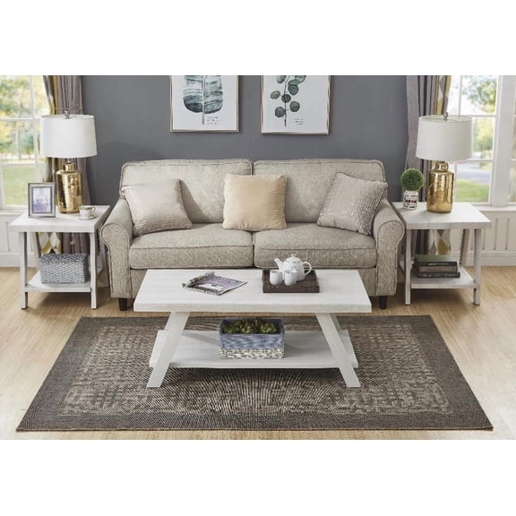 Restonic 1pc Modern Style Queen Bed - Deeply Tufted & TV Lift