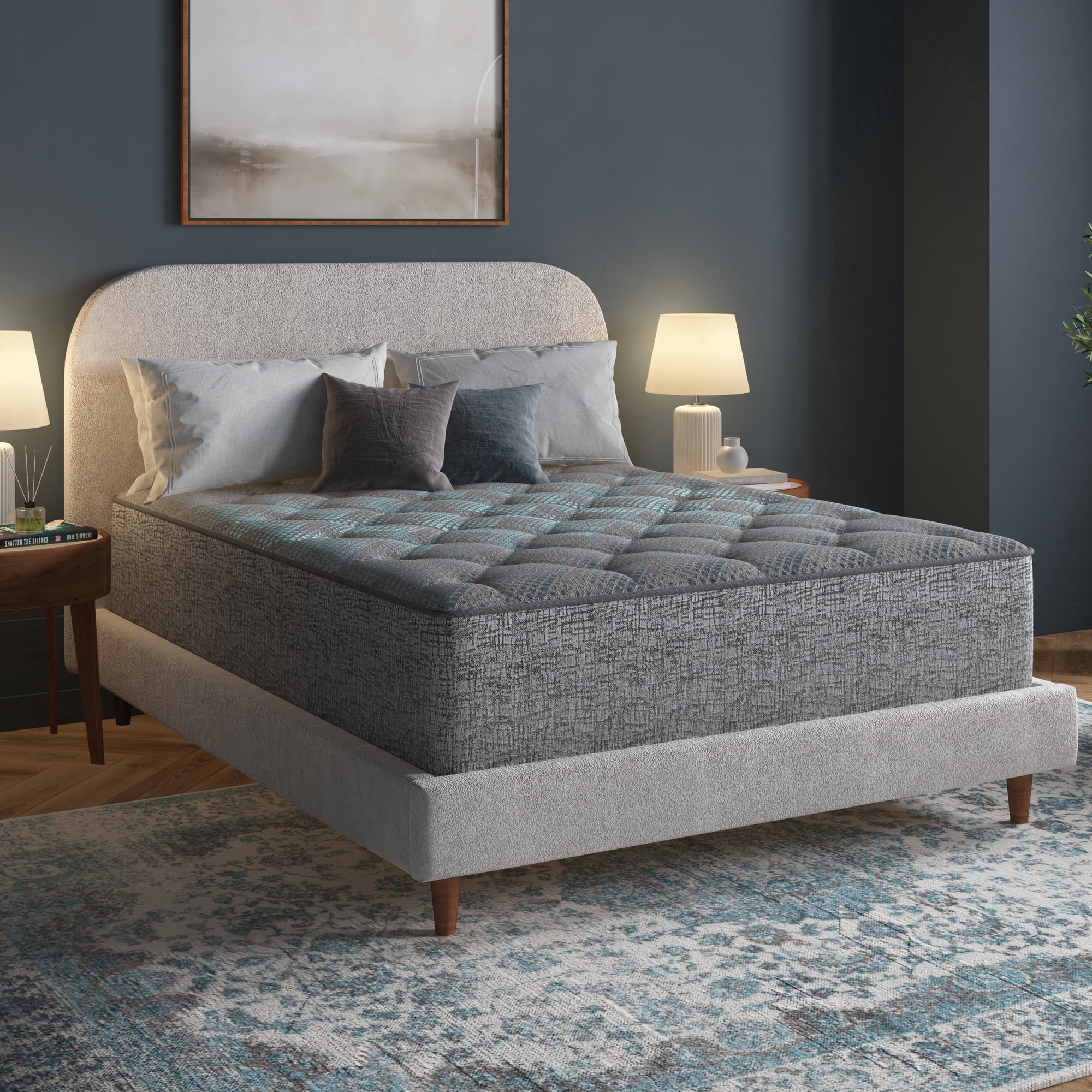 Restonic Comfort Care 13" Hybrid Mattress, Individual Pocketed Coil Mattress , Firm Comfort, King