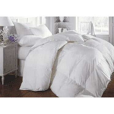 Restonic® Luxury 100% Cotton All Season 600 Fill Power Goose Down Comforter Duvet Insert, 37oz, Full/Queen