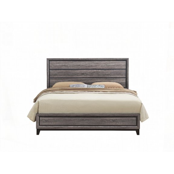 Restonic MIRAGE GREY Full Bed | Contemporary Style, Tapered Legs