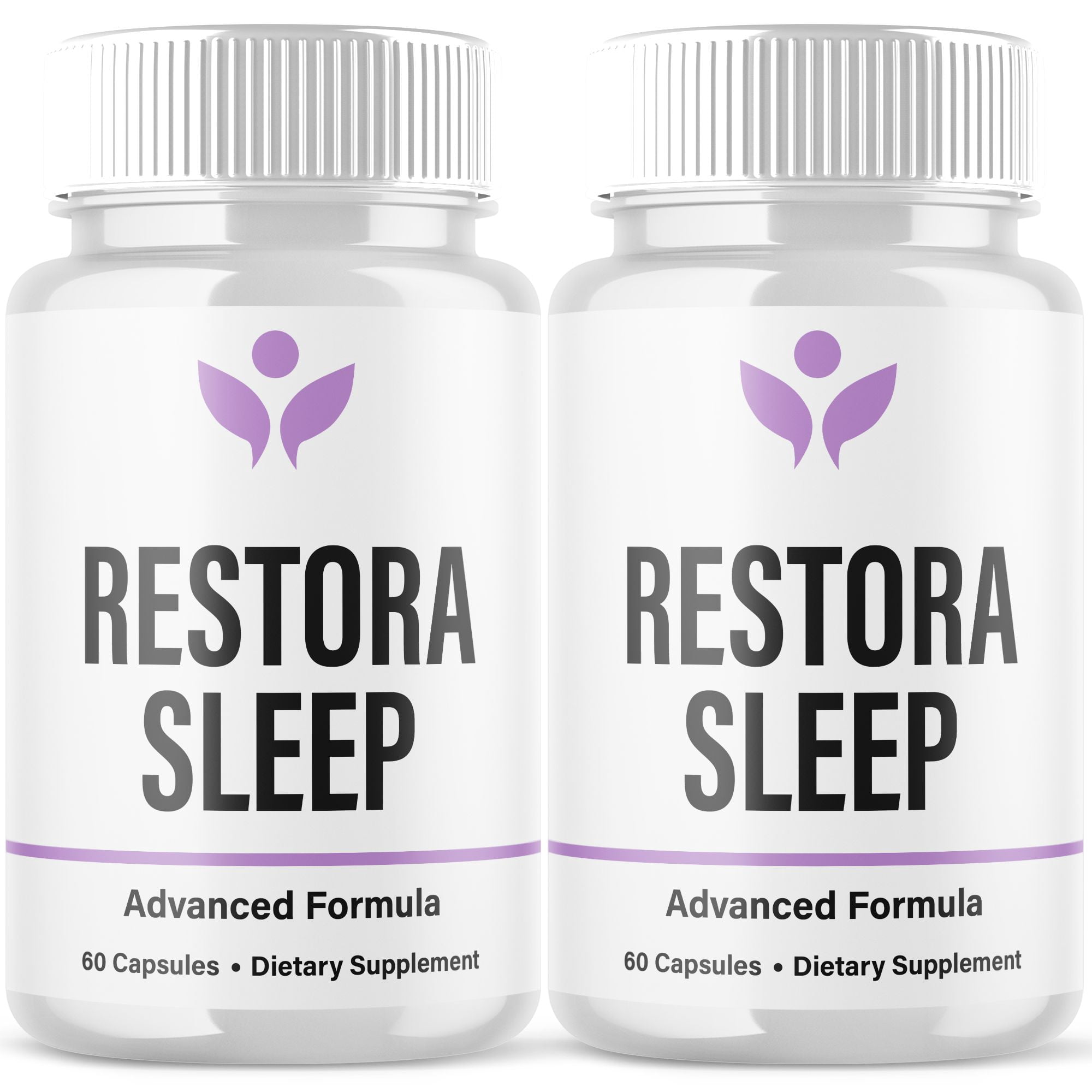 Restora Sleep Advanced Formula Brain Support Pills Maximum Strength Supplement RestoraSleep 120 Capsules
