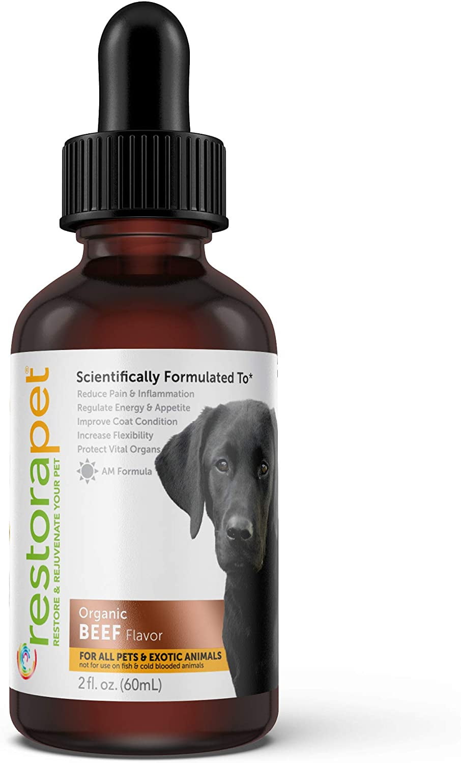 RestoraPet 1-Pack Organic Pet Supplement For Dogs, Cats & Horses