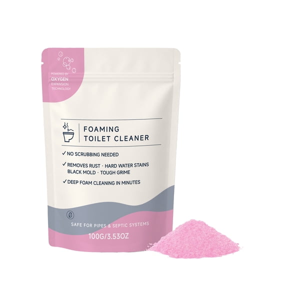 Restorabowl Foaming Cleaning Powder for Toilet, Quick Dissolve Fresh Scent Daily Cleaner, No Scrub Remove Rust Hard Water Stains Easily
