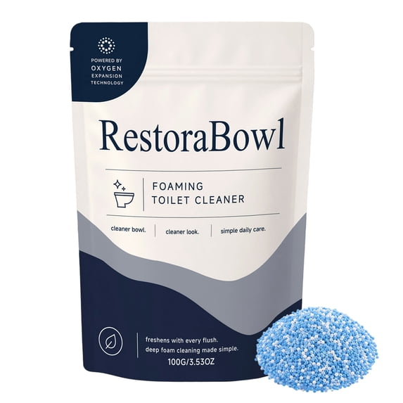 Restorabowl Toilet Cleaner,Restorabowl Foaming Toilet Cleaner For Deep Cleaning & Stain Remover, No Scrubbing Restorabowl Toilet Bowl Cleaner,Splash-Free Restoreabowl Toilet Bowl Cleaner,Powerful