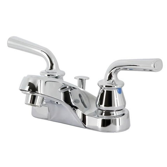 Restoration 4 in. Centerset Bathroom Faucet with Pop-Up Drain, Polished Chrome