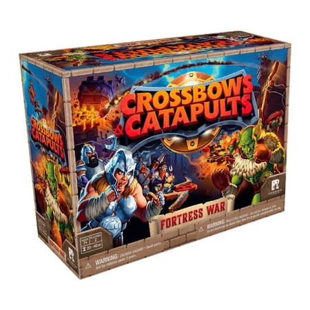 Restoration Games Fortress War Crossbows and Catapults Strategy Tabletop Game for 2 Players