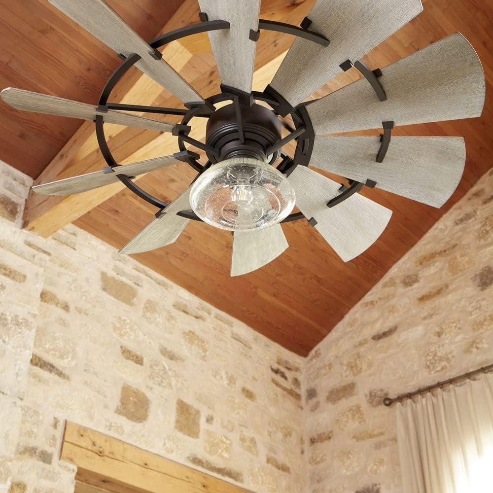 Restoration LED Fan Light Kit for Windmill Pewter, Nickel, Silver