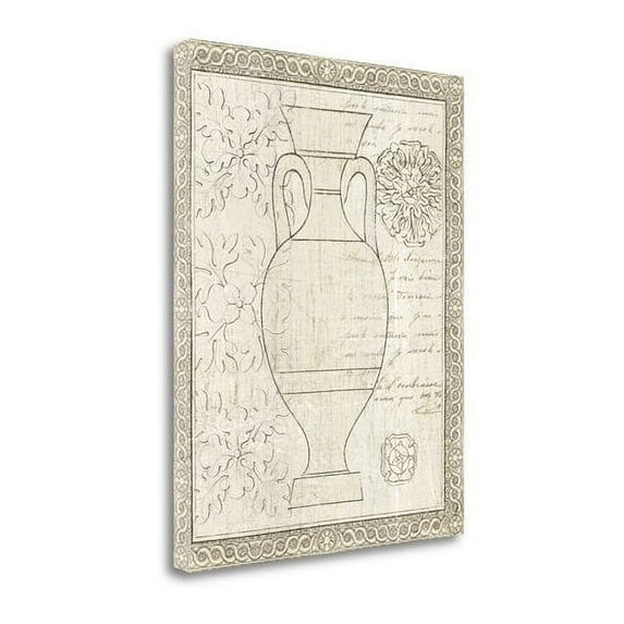 Restoration Period Urn II By Wild Apple Portfolio, 25" x 32" Fine Art Giclee Print on Gallery Wrap Canvas, Ready to Hang