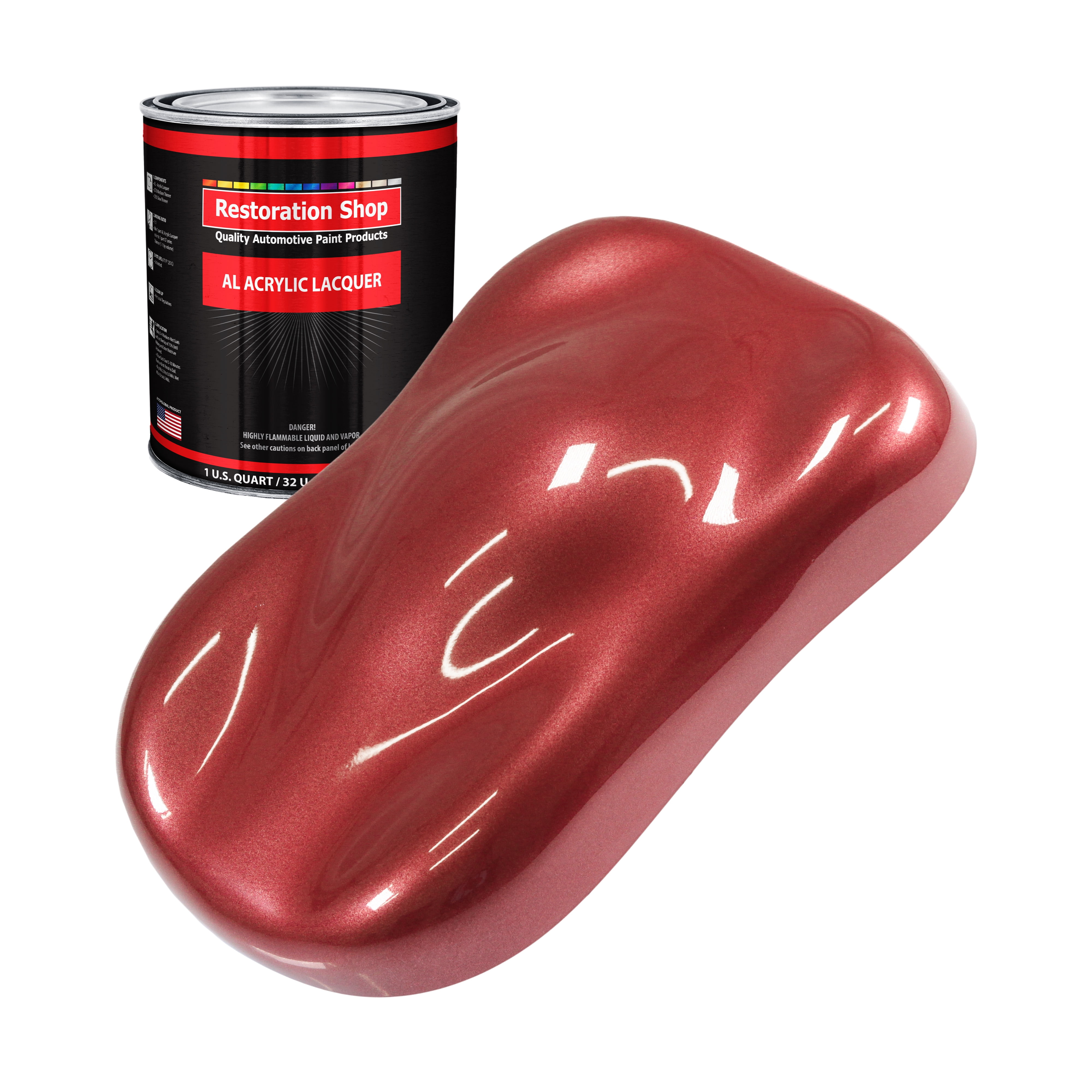 Restoration Shop Candy Apple Red Metallic Acrylic Lacquer Auto Paint