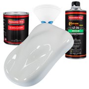 Restoration Shop - Championship White Acrylic Lacquer Auto Paint - Complete Quart Paint Kit with Medium Thinner