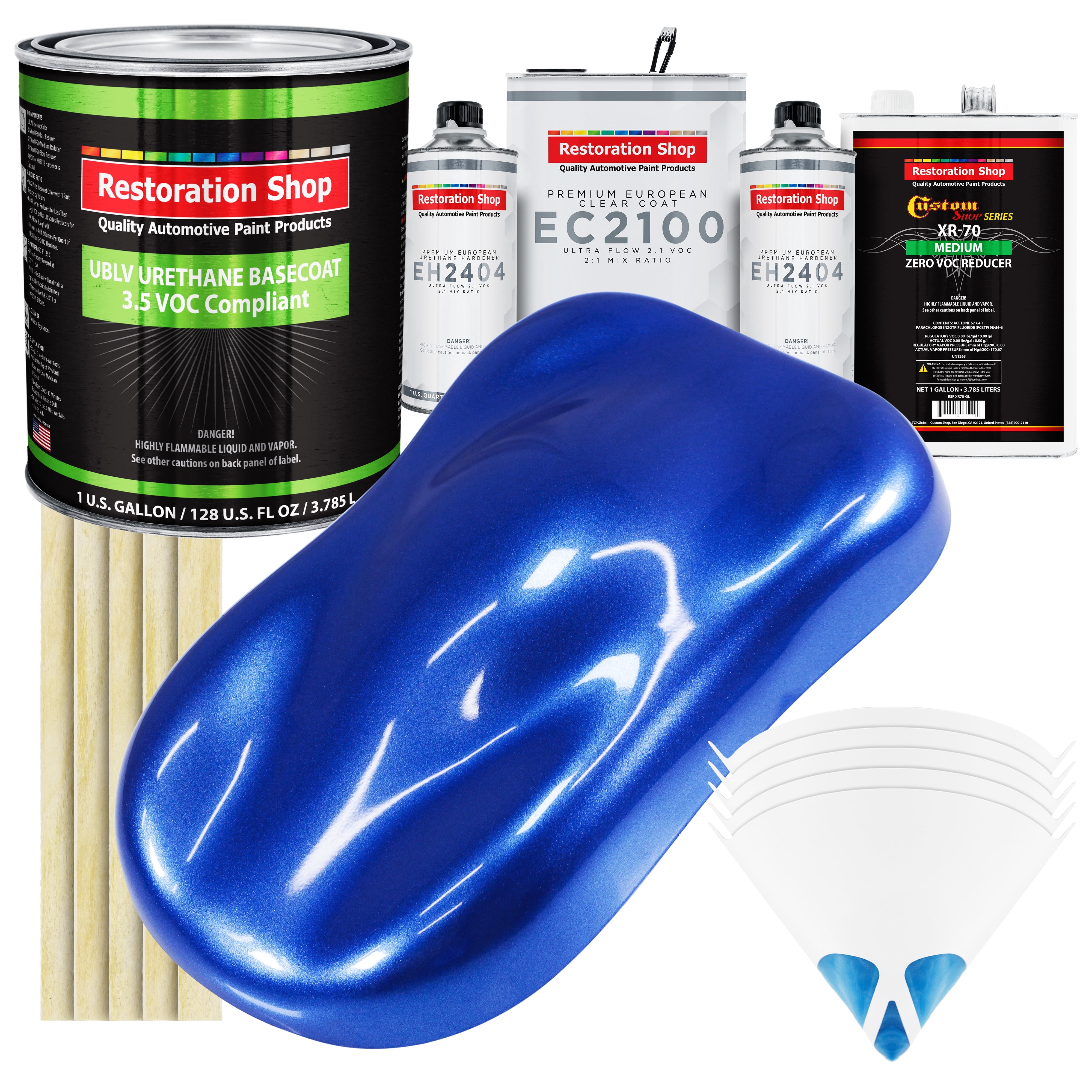 Restoration Shop - Cobalt Blue Firemist - Low V.O.C. Urethane Basecoat ...