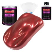 Restoration Shop Firemist Red Acrylic Urethane Auto Paint Complete Quart Paint Kit, Single Stage High Gloss