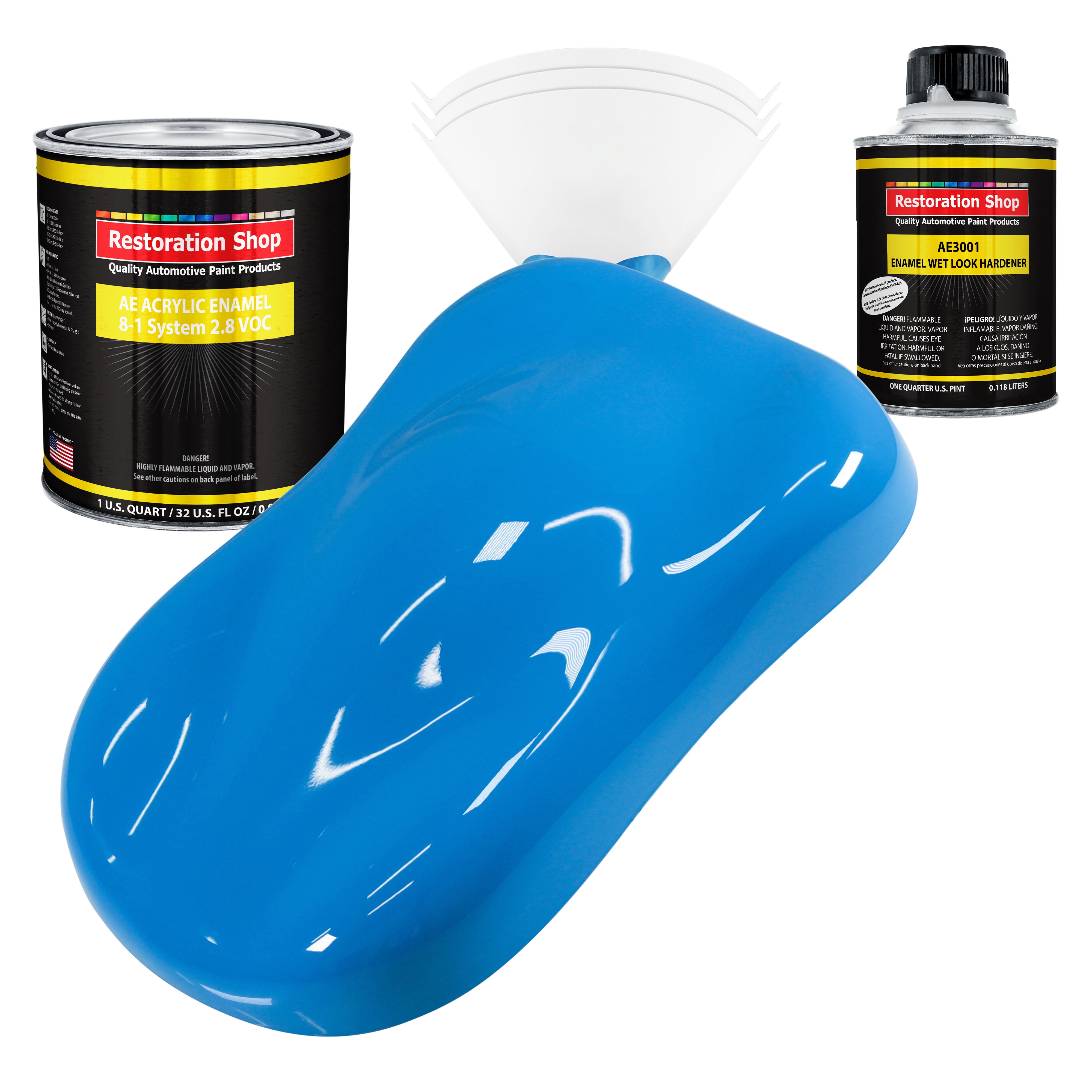 Restoration Shop Grabber Blue Acrylic Enamel Auto Paint Complete