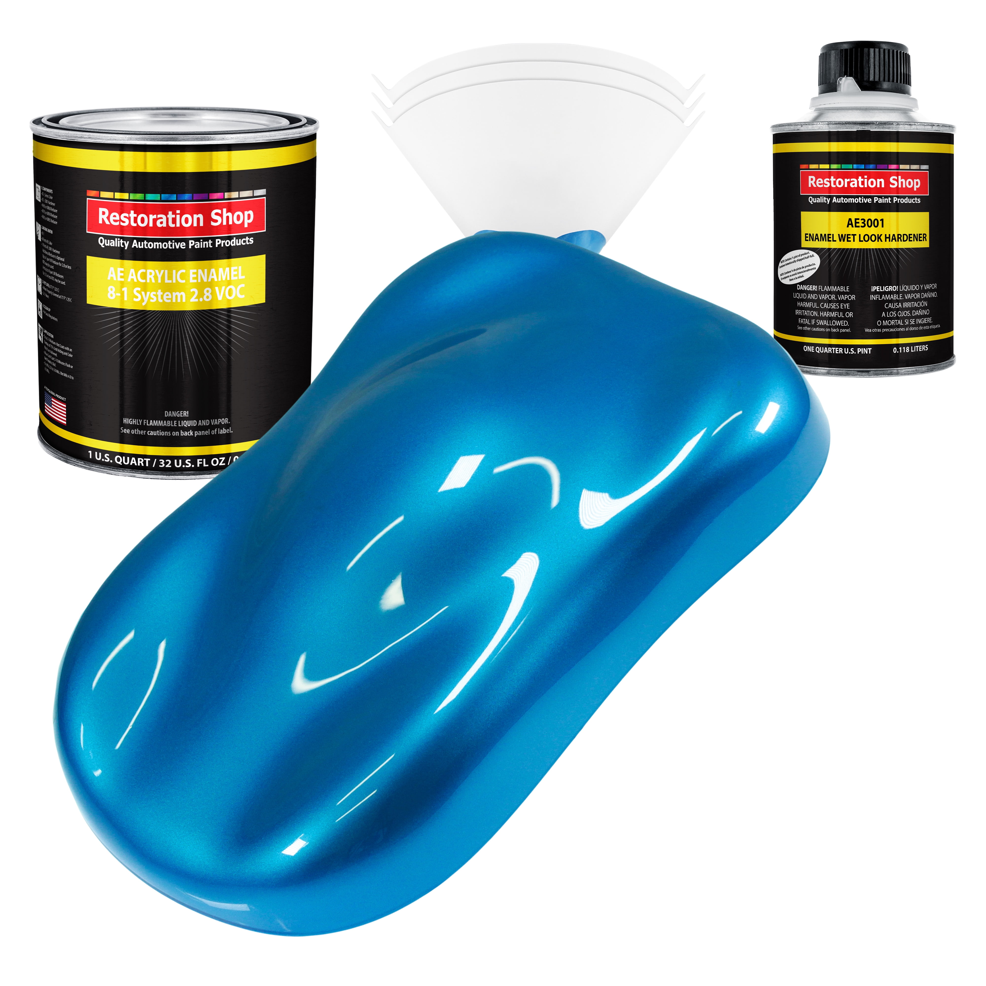 Restoration Shop Intense Blue Metallic Acrylic Enamel Auto Paint