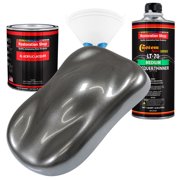 Restoration Shop - Meteor Gray Metallic Acrylic Lacquer Auto Paint - Complete Quart Paint Kit with Medium Thinner