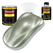 Restoration Shop - Sage Green Metallic Acrylic Enamel Auto Paint - Complete Quart Paint Kit - Single Stage High Gloss