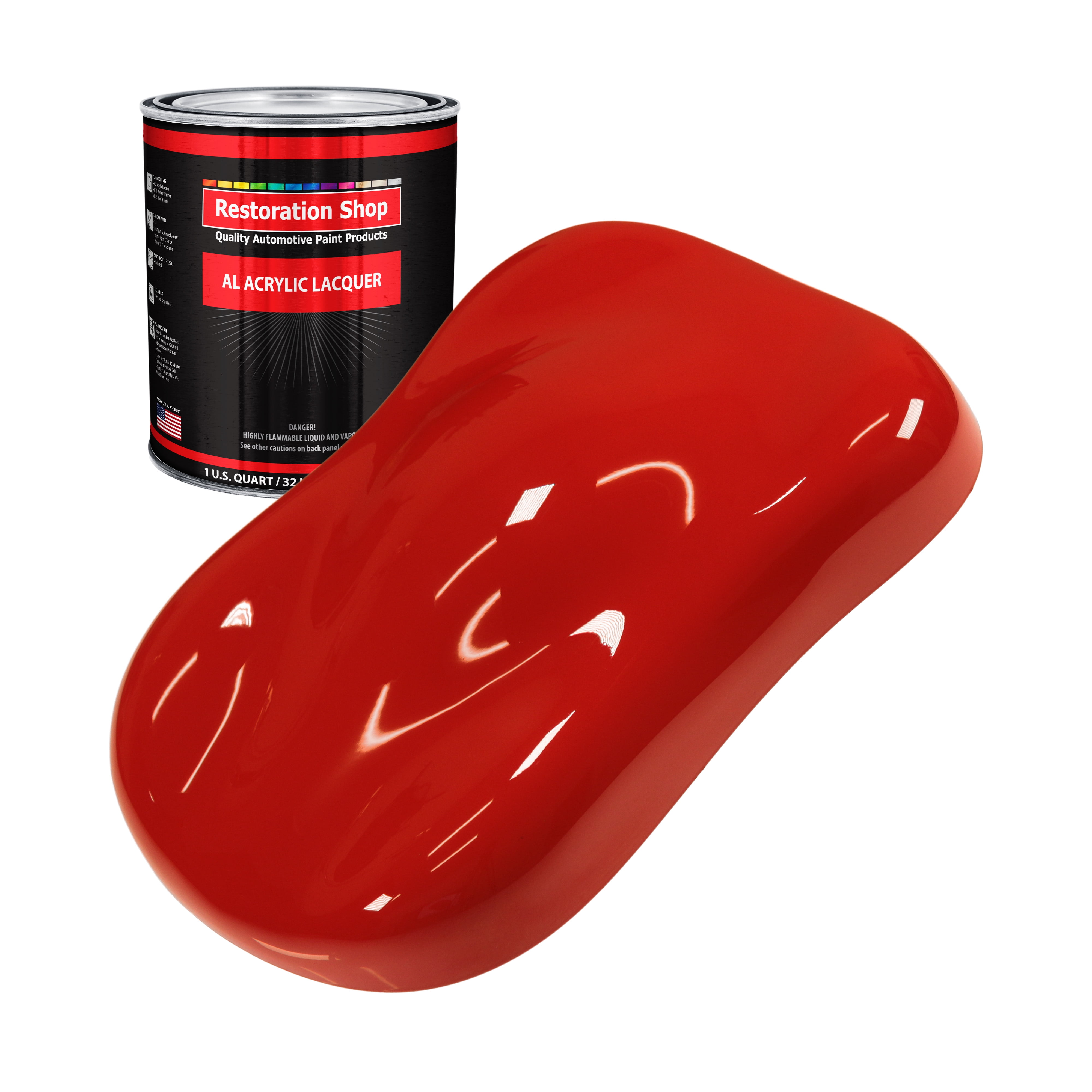 Gloss Acrylic Lacquer Clear Coat Tractor Paint Quart