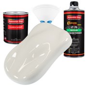 Restoration Shop - Wispy White Acrylic Lacquer Auto Paint - Complete Quart Paint Kit with Medium Thinner
