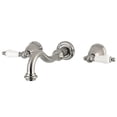 thumbnail image 1 of Restoration Two-Handle Wall Mount Tub Faucet, Brushed Nickel, 1 of 1