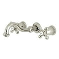 thumbnail image 1 of Restoration Two-Handle Wall Mount Tub Faucet, Polished Nickel, 1 of 1