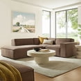 thumbnail image 1 of Restore 3-Piece Performance Fabric Upholstered Modular L-Shaped Sectional Sofa, 1 of 10
