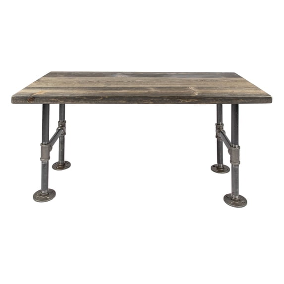 Restore Boulder Black Solid Wood Coffee Table