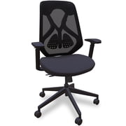 Restore Furniture Helyx Task Office Chair with Lumbar, Adj. Arms, 300lb Capacity, Swivel
