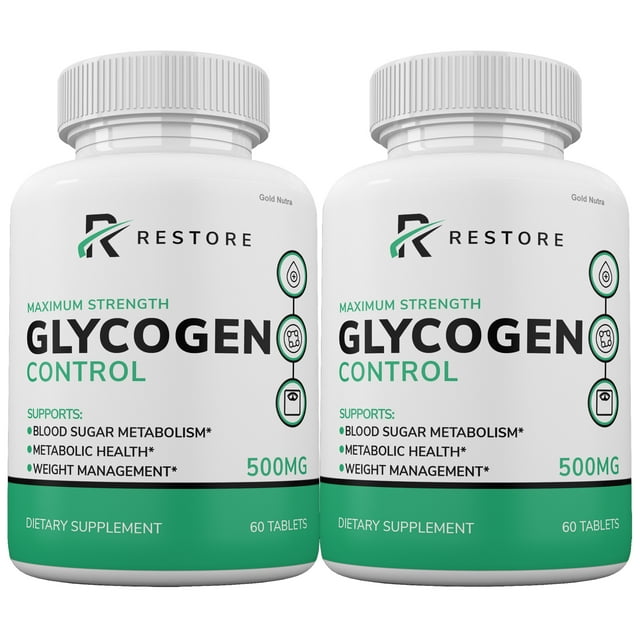 Restore Glycogen Control Capsules, Maximum Strength Official, Glycogen