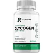 Restore Glycogen Control, Restore, Glycogen Control, Restore Glycogen Control Advanced Formula Support Supplement, Restore Glycogen Control Metabolic Health Pills 60 Capsules