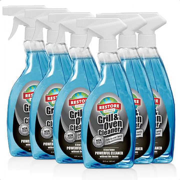 Restore Naturals Grill & Oven Cleaner, 22 fl. oz. (6 PACK)