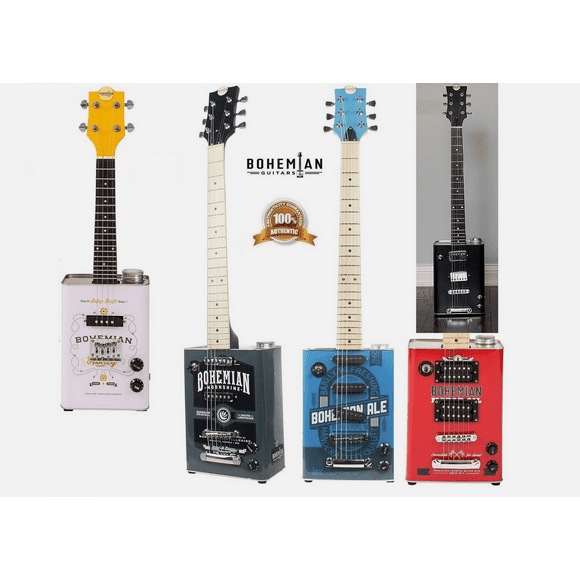 Bohemian Guitar Electric Boho Guitars Classic Oil Can Trendy Vintage retro "NEW"