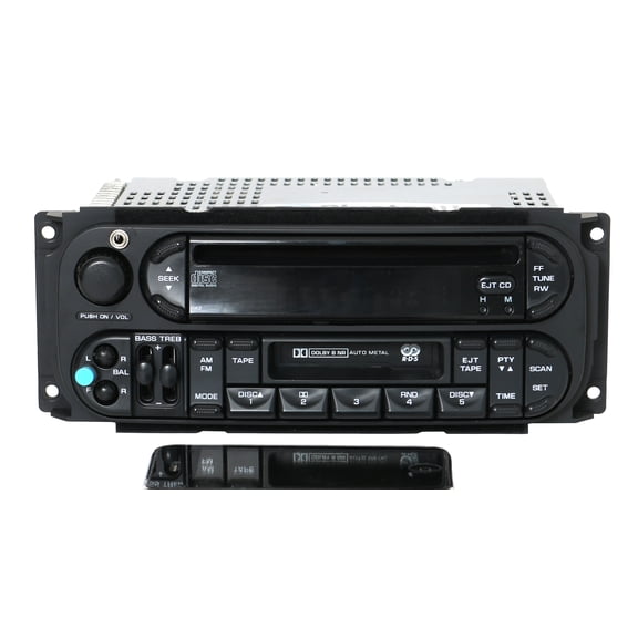 Restored 02-06 Chrysler Dodge Jeep Radio AMFM CD CS w Bluetooth Aux Input P05091605AC RAZ (Refurbished)
