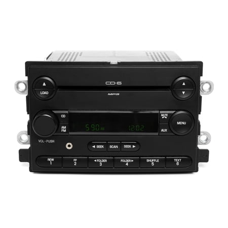 Restored 06 Ford Freestyle AM FM 6 Disc CD Player Radio w Auxiliary Input 6F9T-18C815-BC (Refurbished)