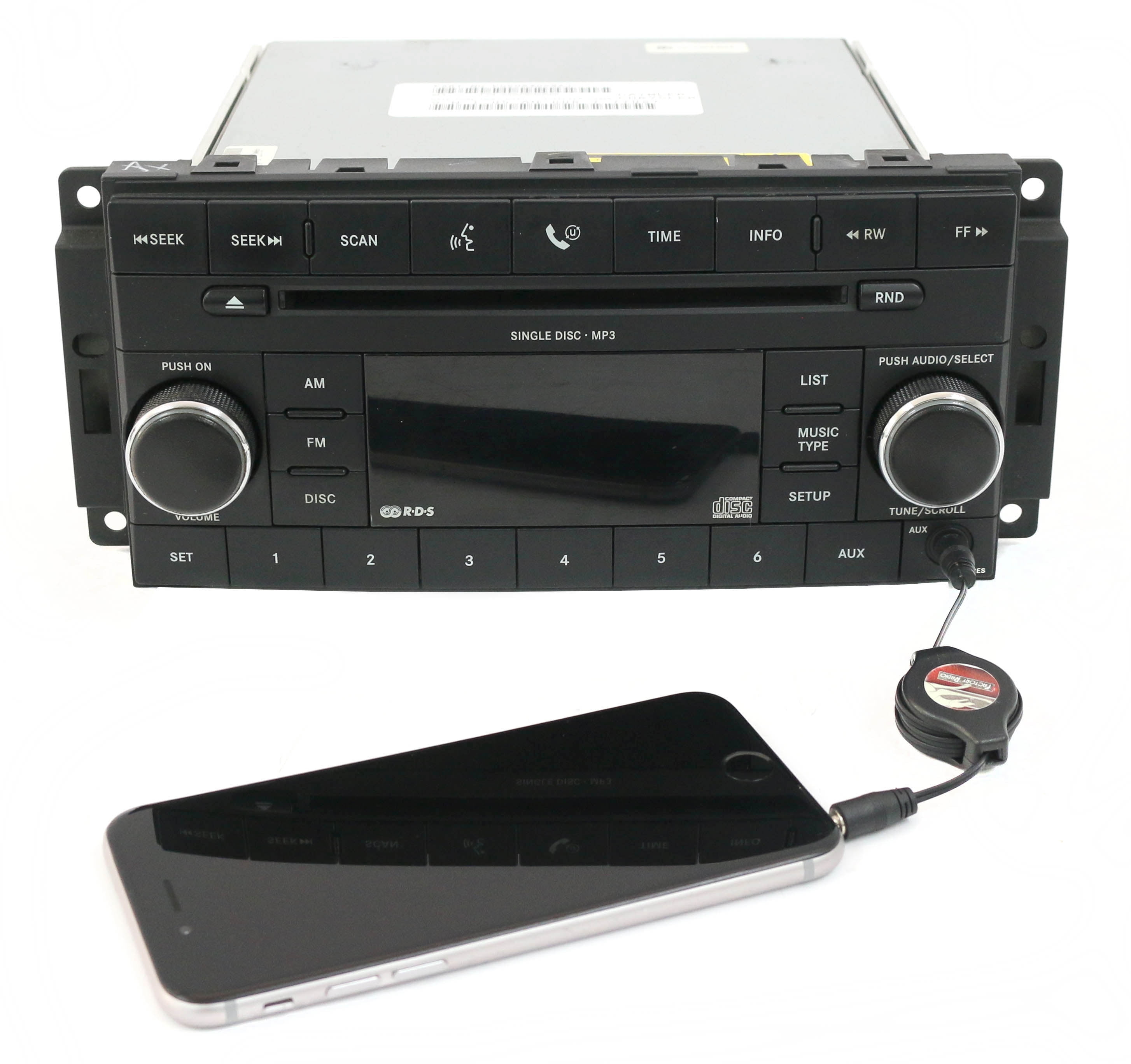Restored 07-08 Dodge Avenger Chrysler Sebring AM FM Radio CD Player w Aux  P05064058AJ RES (Refurbished) - Walmart.com