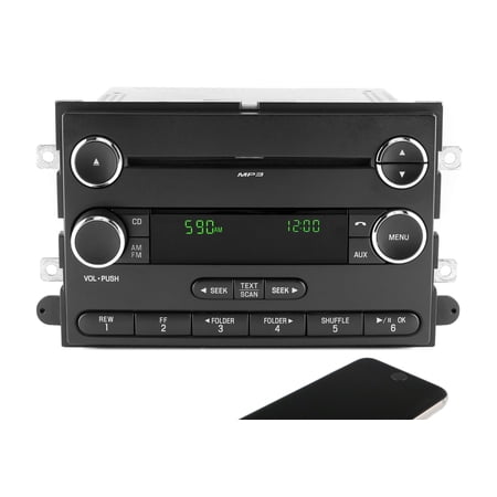 Restored 0709 Ford Fusion Mercury Milan AMFM CD Radio w Bluetooth Upgrade 8E5T18C869BE (Refurbished)