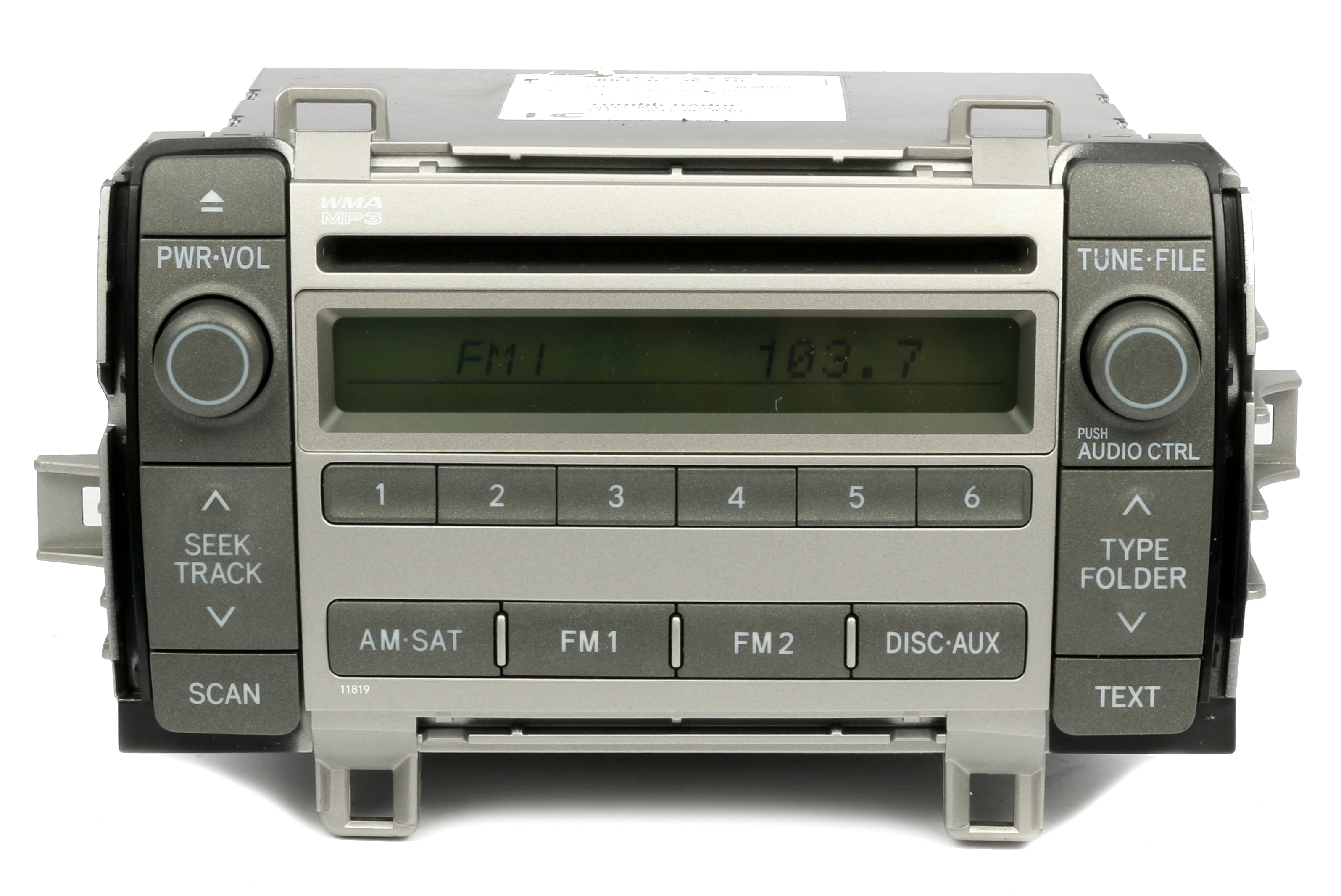 Restored 09-10 Toyota Matrix AM FM Radio mp3 Single Disc CD Player ...