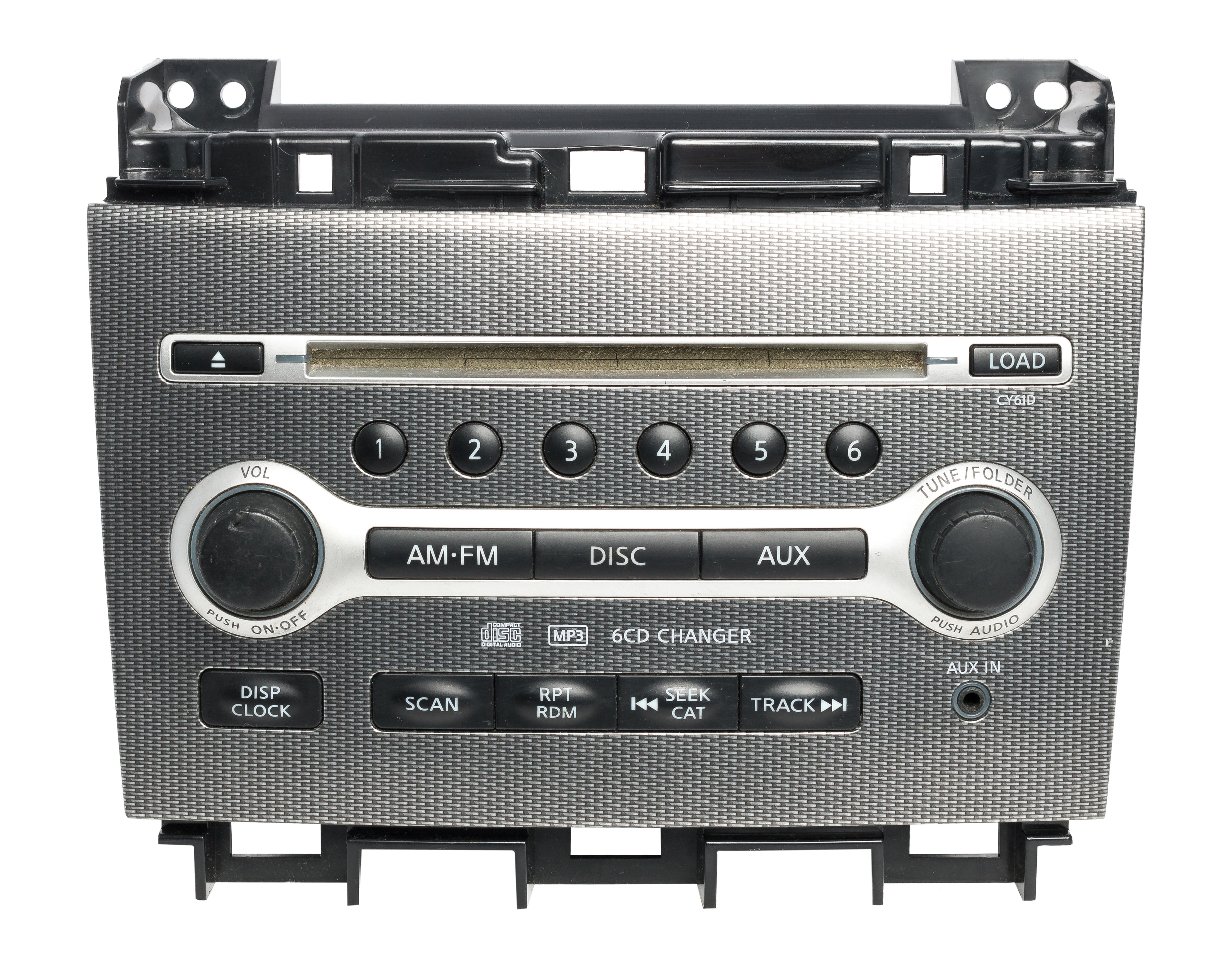 Restored 1 Factory Radio 0910 Nissan Maxima AM FM 6 Disc CD w Aux 281859N72B Face CY61D (Refurbished)