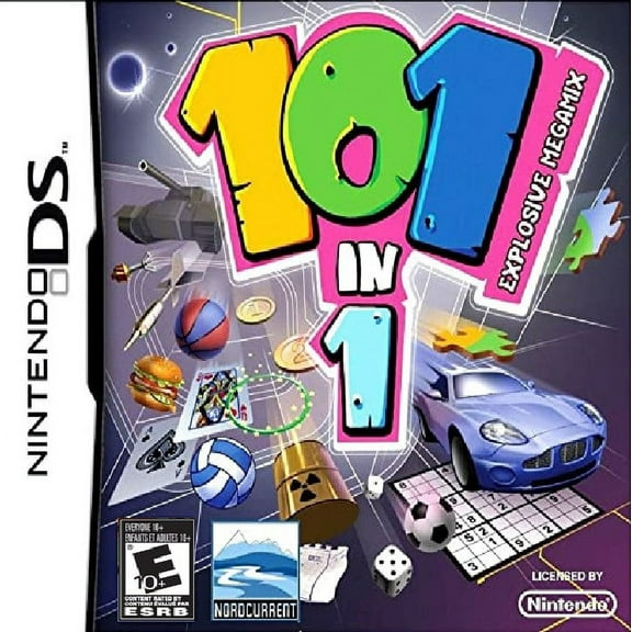 Restored 101-in-1 Explosive Megamix (Nintendo DS, 2009) Mini Games (Refurbished)