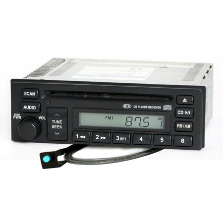 Restored 2002-2005 Kia Sedona AM FM CD Player Radio w Bluetooth on a Pigtail 1K5AD66860A (Refurbished)
